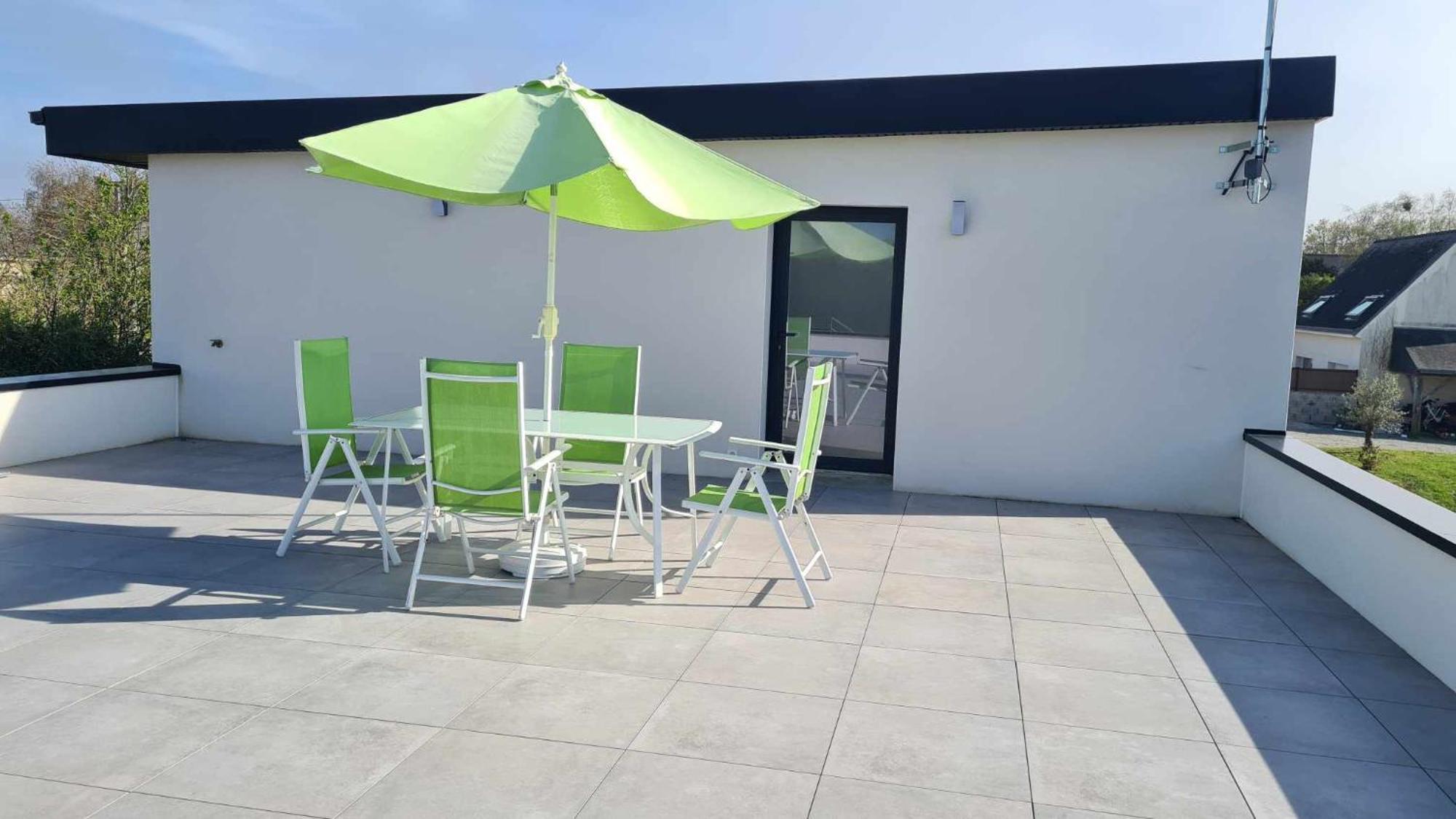 Location Saisonniere Pres De La Mer Avec Rooftop Riantec 外观 照片